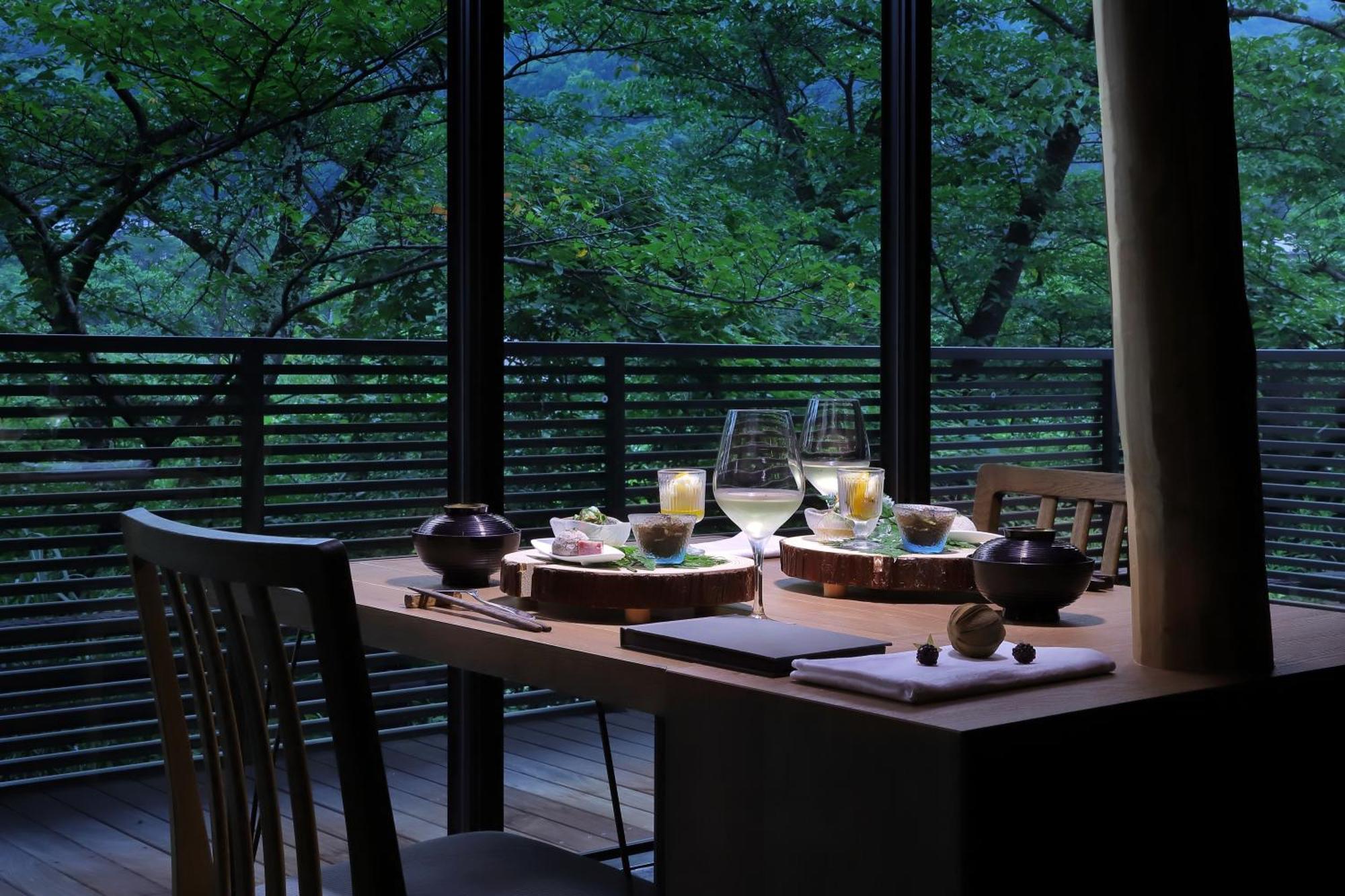 Отель Oyado Morinone Kaminoyama Экстерьер фото